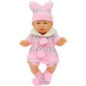 Galtoys Gerçek Yüzlü Elbiseli Azra Et Bebek Pembe GLT1127-A - 1