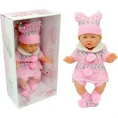 Galtoys Gerçek Yüzlü Elbiseli Azra Et Bebek Pembe GLT1127-A - 2