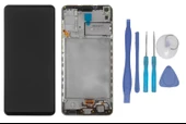 Tkgz - Samsung Galaxy A21s SM-A217 Uyumlu Lcd Ekran Dokunmatik Orijinal ÇITALI + TAMİR SETİ - 1