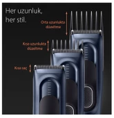 Braun Series 5 HC5350 Erkekler İçin 17 Uzunluk Ayarına Sahip Saç Kesme Makinesi thumbnail 2