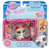 Sunman Littlest Pet Shop Minişler Figür Set Pet Nook G7#25 Kurt GRİ 00591 - 1