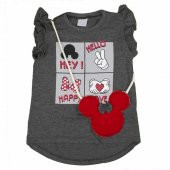 Kız Çocuk T-Shirt Tayt Hey Hello Baskılı Takım - 3