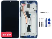 Tkgz - Xiaomi Redmi NOTE 8 PRO Uyumlu Lcd Ekran Dokunmatik Orijinal ÇITALI MAVİ + TAMİR SETİ - 1