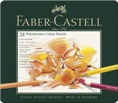 Faber Castell POLYCHROMOS Kuru Boya Kalemi 24 Renk thumbnail 1