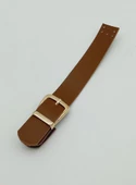 Çanta Aksesuar Tek Kat 18 Cm Suni Deri Taba Kapak Light Gold Metal - 1
