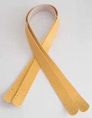 Çanta Aksesuar 80X2.5 Cm, Sarı Renk Suni Deri Çanta Sapı - 1