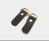 Çanta Aksesuar Gerçek Deri Kahverengi Sapucu (Böce) Light Gold Metalli - 1