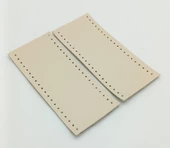 Çanta Aksesuar Suni Deri Tutma Sapı Krem Simit Sap 17x7.5 Cm - 1