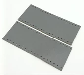 Çanta Aksesuar Gri Gerçek Deri Tutma Sapı 15X6 Cm Simit Sap - 1