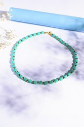 Fimo Boncuk Kolye, Choker Kolye - 2