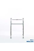 WOLLEX Ithal Alüminyum Katlanır Walker Yürüteç Wolker Volkır Hasta Yaşlı Engelli Yürüteci thumbnail 4
