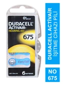Duracell Activair İşitme Cihazı Pili 6'lı No: 675 - 1