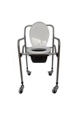 MEDİKALBİRLİK Tekerlekli Katlanabilir Hasta Tuvalet Sandalyesi thumbnail 1