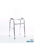 WOLLEX Ithal Alüminyum Katlanır Walker Yürüteç Wolker Volkır Hasta Yaşlı Engelli Yürüteci thumbnail 5
