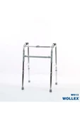 WOLLEX Ithal Alüminyum Katlanır Walker Yürüteç Wolker Volkır Hasta Yaşlı Engelli Yürüteci thumbnail 2