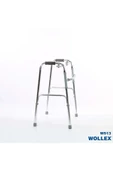 WOLLEX Ithal Alüminyum Katlanır Walker Yürüteç Wolker Volkır Hasta Yaşlı Engelli Yürüteci thumbnail 6