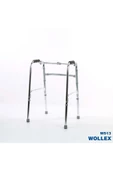 WOLLEX Ithal Alüminyum Katlanır Walker Yürüteç Wolker Volkır Hasta Yaşlı Engelli Yürüteci thumbnail 7