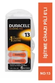Duracell Activair İşitme Cihazı Pili 6'lı No: 13 - 1