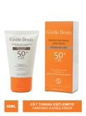 Gisele Denis Color Facial Sunscreen Spf50+ Medium/Dark Yüz İçin Renkli Güneş Koruma Kremi  40 ml - 1