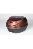 REXXMOTOR REXX MOTOSİKLET ARKA ÇANTA 32LT KAHVERENGİ TOPCASE - 1