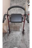 MEDİKALBİRLİK KRAUSTMANN Ekonomik Rolatör Tekerlekli Rollator Yürüteç Hasta Yaşlı Yürüteci Oturaklı frenli 4 teker thumbnail 5