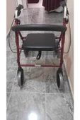 MEDİKALBİRLİK KRAUSTMANN Ekonomik Rolatör Tekerlekli Rollator Yürüteç Hasta Yaşlı Yürüteci Oturaklı frenli 4 teker thumbnail 4