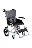 MEDİKALBİRLİK kraustmann Refakatçi Tekerlekli Sandalye lüx füme thumbnail 1