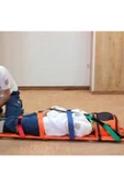 MEDİKALBİRLİK Baş Sabitleyicili Örümcek Kemerli Omurga Tahtası Acil Seti thumbnail 2