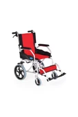 MEDİKALBİRLİK Comfort Plus KY863LAJ-A12 Alüminyum Transfer Özellikli Tekerlekli Sandalye Kırmızı thumbnail 1