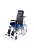 MEDİKALBİRLİK Comfort Plus KY609GC Sırtı Yatar Ayak Kalkar Tuvalet Özellikli Tekerlekli Sandalye thumbnail 2