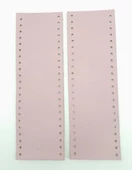 Çanta Aksesuar Lila Gerçek Deri Tutma Sapı 18X6 Cm Simit Sap - 2