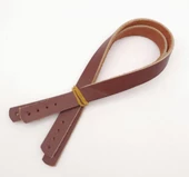 Çanta Aksesuar Gerçek Deri 35X1.2 Cm Kızıl Kahve Renk Çanta Sapı - 3