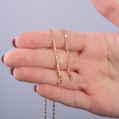 14 Ayar 45 cm Valentino Altın Zincir Kolye 1,95 gr - 4