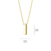 14 Ayar Altın İ Harfi Kolye 1,38 gr - 2