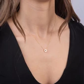 14 Ayar Altın D Harfi Kolye 1,48 gr - 3