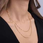 14 Ayar 45 cm Brilli Forse Altın Zincir Kolye 2,00 gr - 2