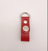 Çanta Aksesuar Kırmızı Gerçek Deri Çıtçıtlı Sapucu Böce Gümüş Metalli 1 Adet - 1