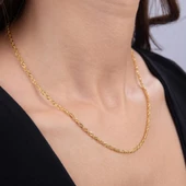 14 Ayar 45 cm Alternatif Halat Altın Zincir Kolye 2,78 gr thumbnail 4