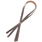 Çanta Aksesuar Gerçek Deri 70x1.2 cm Crazy Oil Hardal Sarı Renk Çift Çanta Sapı - 2