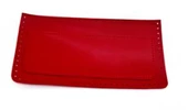 Çanta Aksesuar 22x11 cm Kırmızı Renk Suni Deri Cep - 1