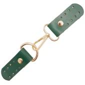 Çanta Aksesuar Gerçek Deri Kancalı Böce (Kilit) Yeşil Renk Light Gold Metalli thumbnail 1