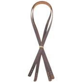 Çanta Aksesuar Gerçek Deri 70x1.2 cm Crazy Oil Hardal Sarı Renk Çift Çanta Sapı - 3