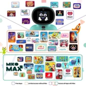 Miko Mini Çocuklar İçin Yapay Zeka Robotu STEAM Öğrenme ve Eğitimini Teşvik Eder - Mavi - 4