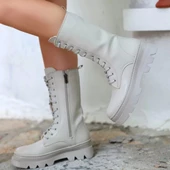 Toir Bej Cilt Bağcıklı Postal thumbnail 5