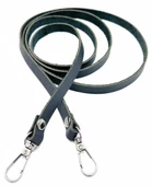 Çanta Aksesuar Gerçek Deri Spagetti Model Gri Renk Gümüş Metal Çanta Sapı - 1