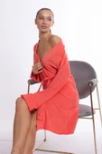 Bamboo Lüks Nakışlı Kimono Sabahlık - 3