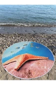 Yuvarlak Plaj, Kamp, Piknik Örtüsü Çap 150 Cm - 3