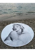 Yuvarlak Plaj, Kamp, Piknik Örtüsü Çap 150 Cm - 3