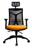Breeze Turuncu Fileli Yönetici Koltuğu - 1