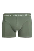 Jack&Jones Erkek Boxer 3'lü Set - Minimalist Ananas Desenli Rahat Boxer - 8